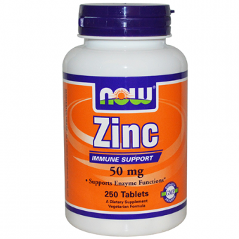 Zink 50 mg - 250 Tabletten - Now Foods 